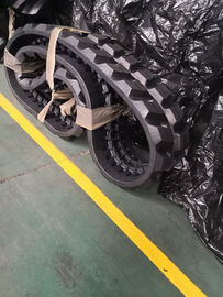 Heavy Duty Kobelco Rubber Tracks , Replacement Heavy Equipment Undercarriage Parts