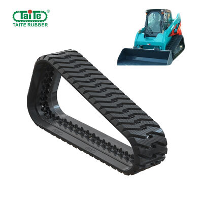 Good price 450x86BLx56 Track Loader Rubber Track , Skid Steer Rubber Tracks For Sunward SWTL 4510/4518 With Enhenced Cable online
