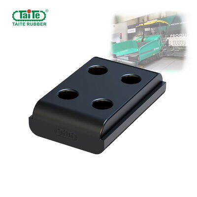 Good price Rubber / Polyurethane Track Pads For Asphalt Pavers 300mm Width Wear Resistance online