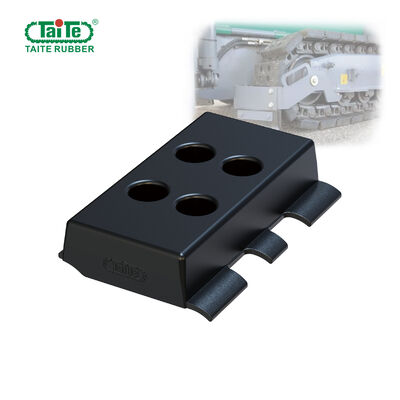 Good price Black Lightweight Paver Track Pads High Performance Rubber Formula Durable online
