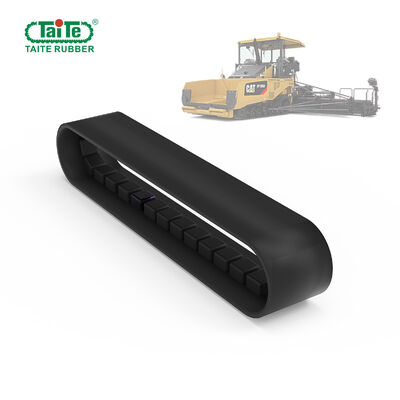 Good price Durable CAT Asphalt Paver Rubber Tracks Less Damage To The Ground Surface online