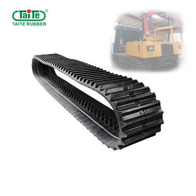 Good price Custom 700X100X80 Dumper Rubber Tracks ISO9001:2015 Certified with High Tractive Force for Hitachi CG 45 Carrier online